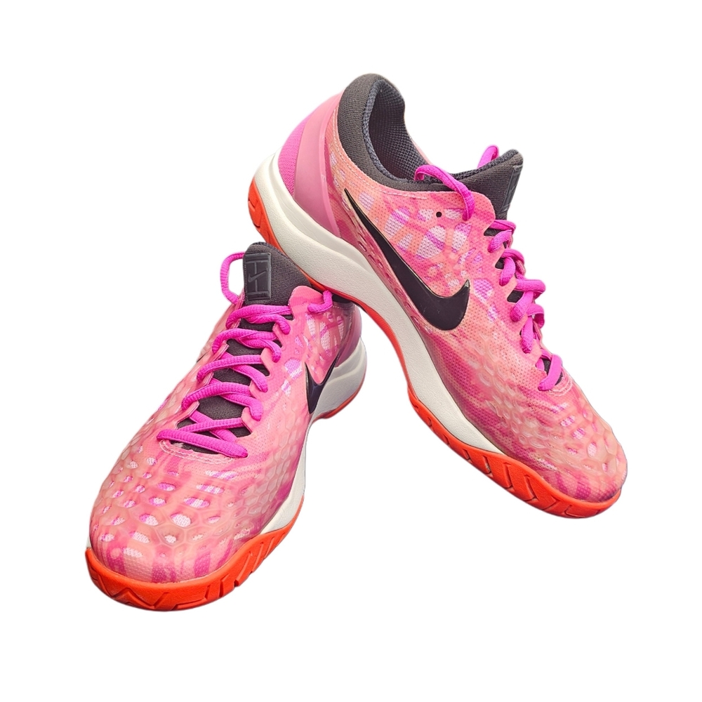 Nike Pink and Orange Athletic Shoes